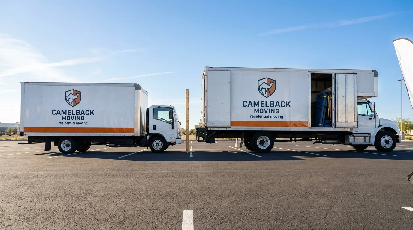 Moving truck size capacity guide in Shortsville